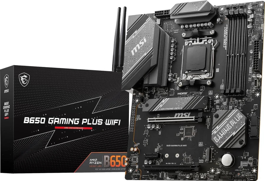 اللوحة الأم للألعاب إم إس آي B650 بلس واي فاي MSI Motherboard B650 GAMING PLUS WIFI اللوحة الأم للألعاب إم إس آي B650 بلس واي فاي MSI Motherboard B650 GAMING PLUS WIFI